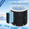 Recovery Ice Tub Foldable Adult Bathtub Outdoor Portable Cold Water Therapy Tub Fitness Rehab Ice Tub For Athletes Long Lasting Insulated Ice Tub