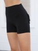 2024 new style nude three-quarter pants sexy yoga pants summer high-waisted peach hip-lifting exercise shorts fitness pants
