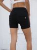 2024 new style nude three-quarter pants sexy yoga pants summer high-waisted peach hip-lifting exercise shorts fitness pants